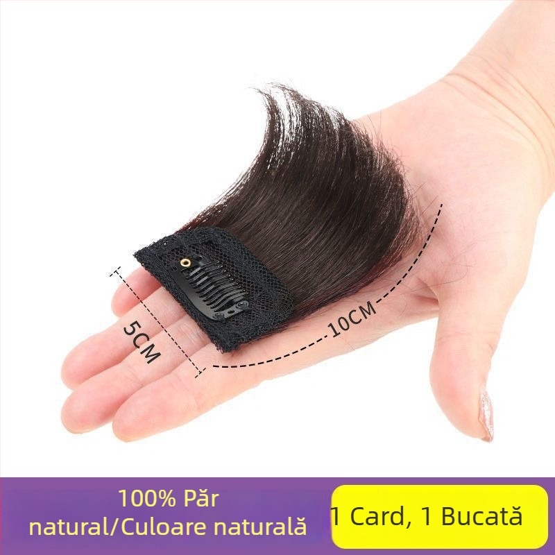 Perucă pentru bărbați cu tampon superior pentru volum suplimentar, inserție frontală unică, aspect invizibil