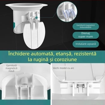 Deodorizant pentru toaletă, dispozitiv de blocare a mirosurilor