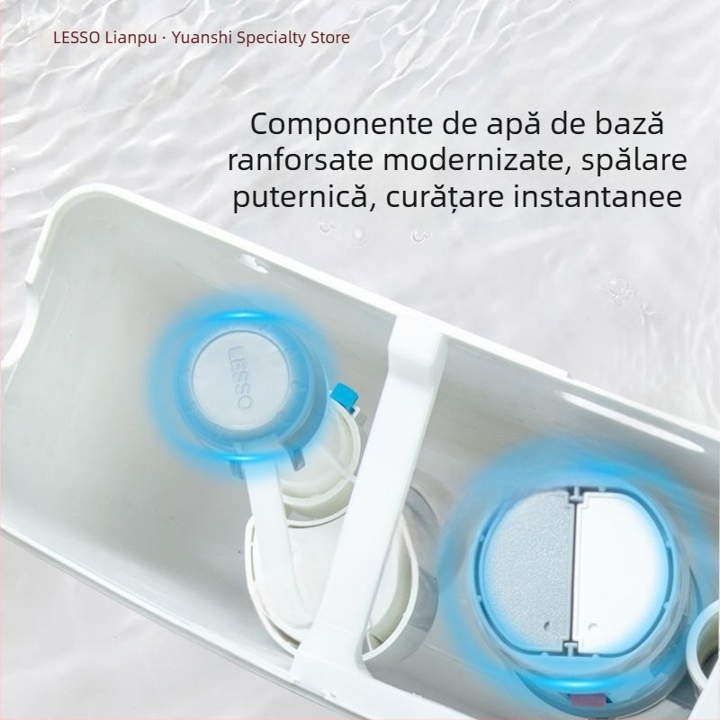 Rezervor de apă Liansu pentru toaletă, universal pentru baie de casă, pentru closet tip squat, volum mare de clătire, fără găuri