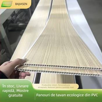 Panou PVC concav pentru tavan, lățime 20 cm, panou decor interior laminat, montaj rapid