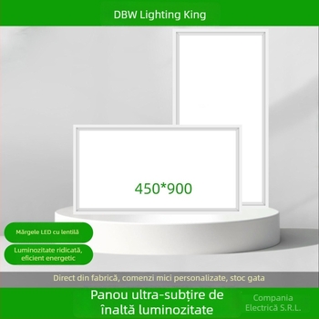 Lumină LED plată pentru tavan 300×450 mm / 450×900 mm, panou de plafon integrat, ultra-luminoasă