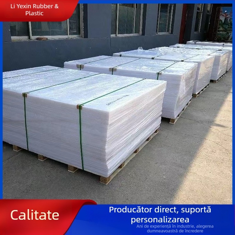 Foaie albă de polipropilenă, de clasă alimentară, pentru agricultură și sudură; placă gri PP, nylon și plăci PE pentru prelucrare