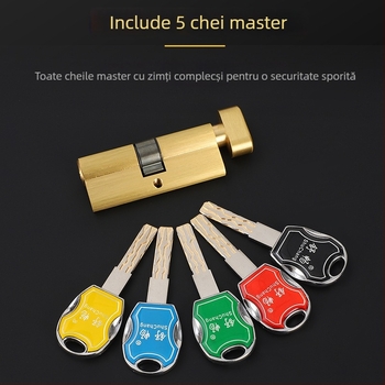 Cilindru de încuietoare pentru ușă de interior, din cupru, model Super C-Class Blade Small 70