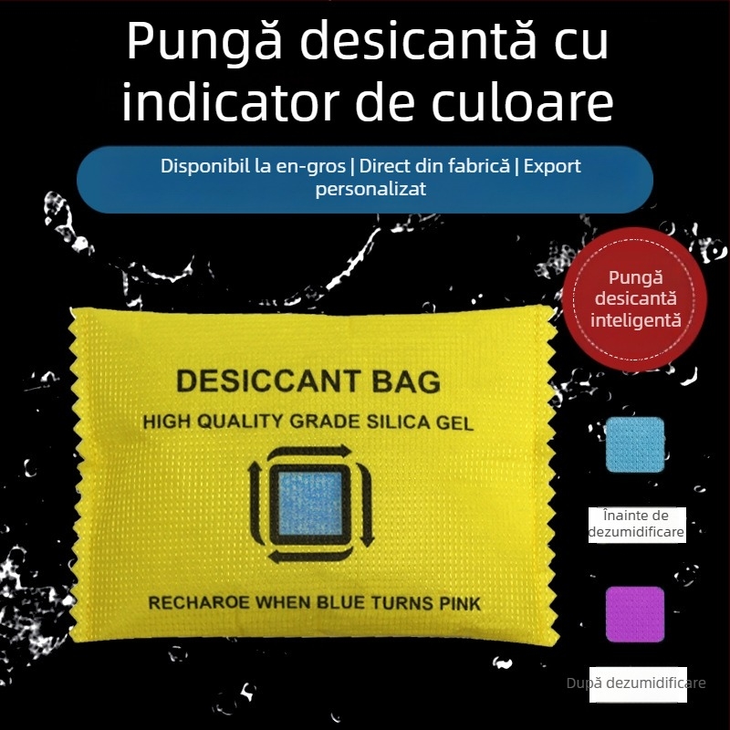 Sac de dezumidificare pentru garderobă cu gel de siliciu – absorbant de umiditate pentru haine