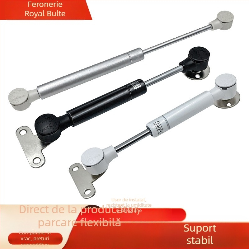 Mini cilindru cu gaz ultra-scurt pentru uși cu cadru din aluminiu și sticlă — tijă telescopică de susținere a ușii