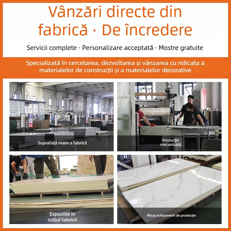Panouri pereți din fibre de bambus, panouri decorative pentru montaj cu auto-asamblare, panouri din fibre lemnoase cu furnir de lemn