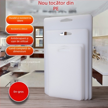 Tocător PE cu suprafață antiderapantă, pentru bucătărie – pentru aluat, fructe și carne