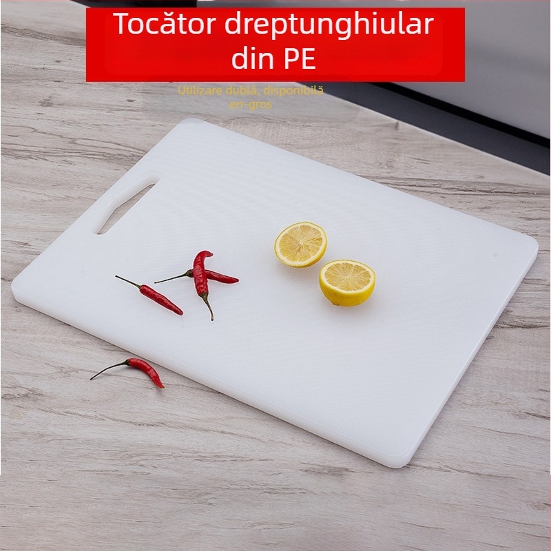 Tocător PE cu suprafață antiderapantă, pentru bucătărie – pentru aluat, fructe și carne