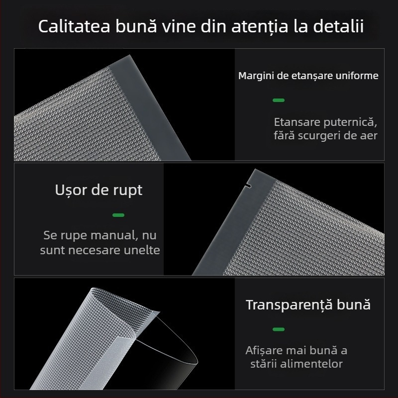 Mașină de vidat cu textură în plasă pentru pungi de ambalaj alimentare, utilizare comercială, plastic îngroșat pentru etanșare prin compresie (Sea Cucumbers)