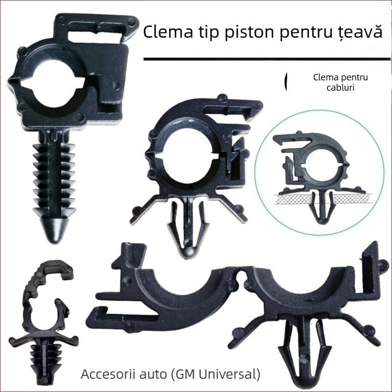 Clip pentru cabluri și țevi ale motorului mașinii, suport pentru țevi de ulei și apă, clemă pentru fasciculul de cabluri