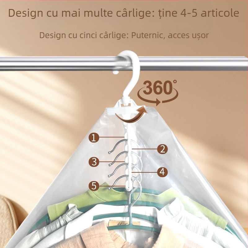Sac vacuum atârnat pentru haine, husă de comprimare pentru paltoane și geci cu puf, husă anti-praf, dimensiuni mari 67×90 cm, 67×110 cm sau 67×135 cm