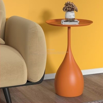 Noptieră de noapte cu cadru metalic, design simplu modern minimalist, aer de lux discret, compact
