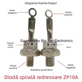 ZP10A 2CZ10A 1000–1200 V diodă redresoare spirală, siliciu