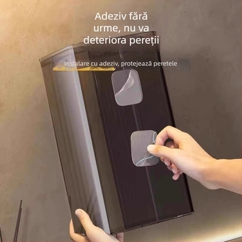 Montaj fără găuri: cutie de depozitare pentru șervețele umede, baie, stil nordic, cutie pentru hârtie igienică, lux accesibil