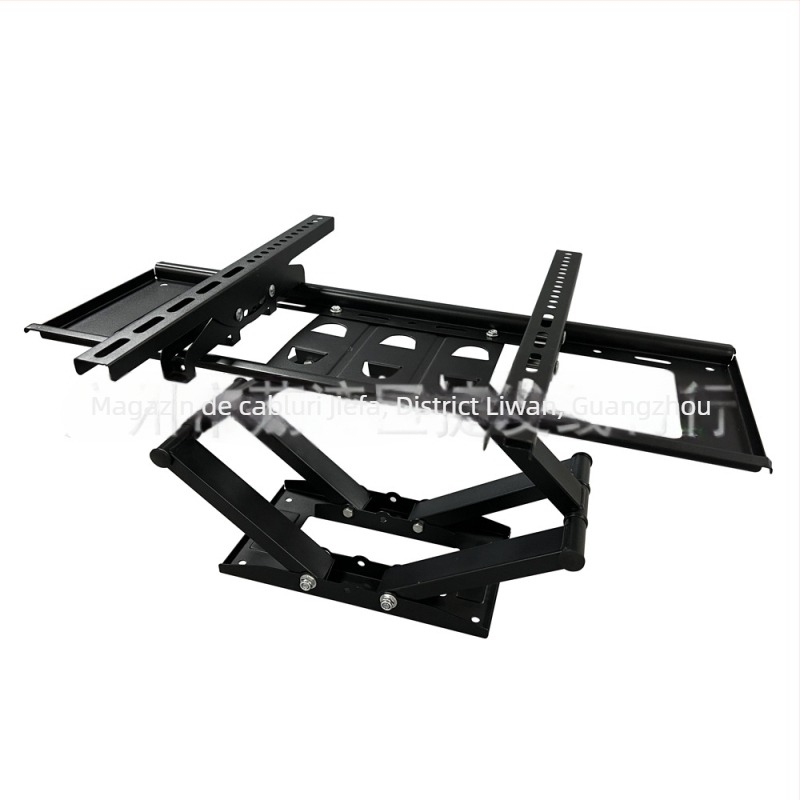 Montaj universal pentru televizor, 40–80 inch, telescopic, cu rotire pe perete și reglare sus/jos/stânga/dreapta