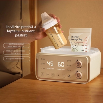 Încălzitor și sterilizator pentru biberon, 2 în 1, cu temperatură constantă