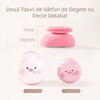 Guo Xiaoniu Zoo Series Set Puff – Puff Marshmallow pentru pudră, utilizare umedă și uscată