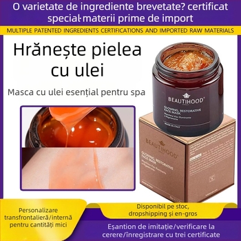 Mască facială cu ulei esențial pentru spa și salon de înfrumusețare – hidratează, luminează tonul pielii, tonifică și întinerește tenul