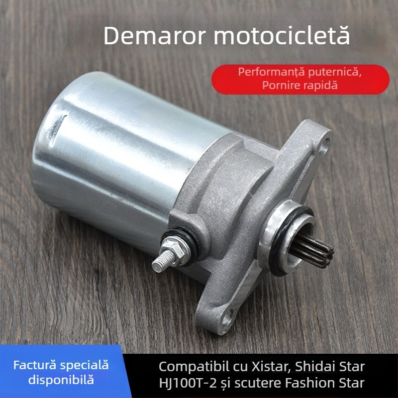 Motor de pornire pentru motocicletă Mojielong Happy Star HJ100T-2-3-7
