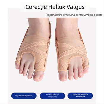 Separator din plasă pentru degetele de la picior pentru Hallux Valgus și alinierea degetelor – separator respirabil pentru degetul mare și degetele mici