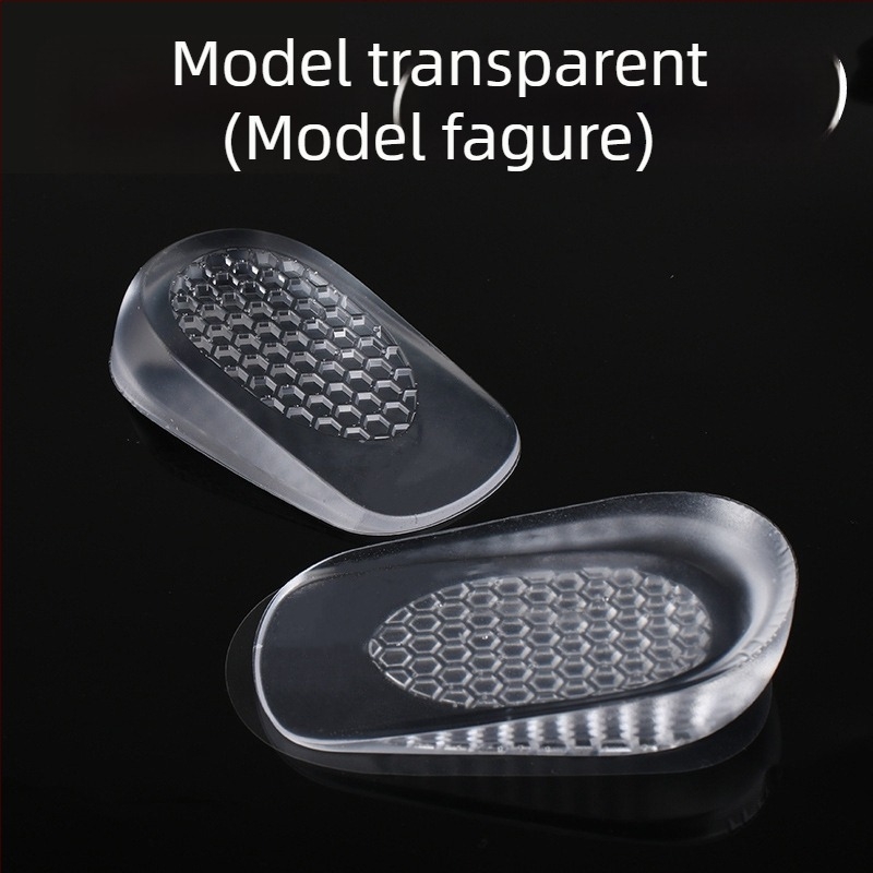 Talpă din silicon pentru creșterea înălțimii, pernă jumătate, invizibilă, unisex, pentru pantofi și botine