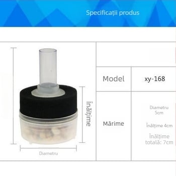 Xinyou XY168 Mini Acvariu cu filtru și piatră de bule cu cap de nisip pentru acvarii mici