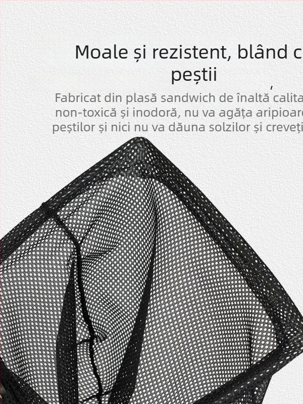 Plasă de acvariu retractabilă, de mână, pentru koi și pești ornamentali – PP