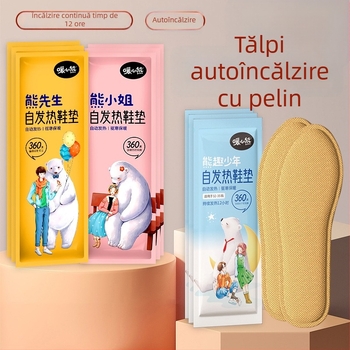Tălpi încălzite cu încălzire proprie pentru confortul continuu al talpilor, unisex, mărimi 28–43, 8 ore de încălzire