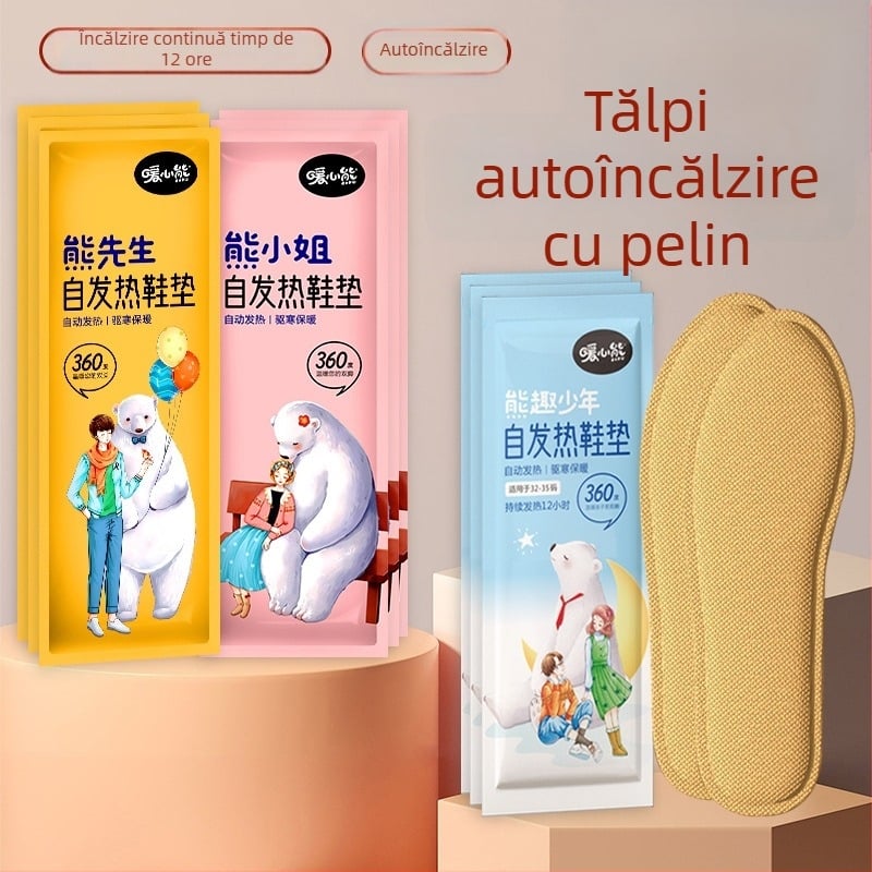 Tălpi încălzite cu încălzire proprie pentru confortul continuu al talpilor, unisex, mărimi 28–43, 8 ore de încălzire