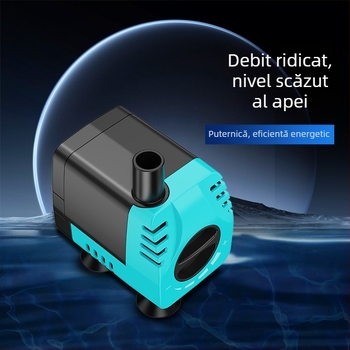 Pompă submersibilă pentru acvariu, filtru silențios pentru circulație și schimburi de apă mici