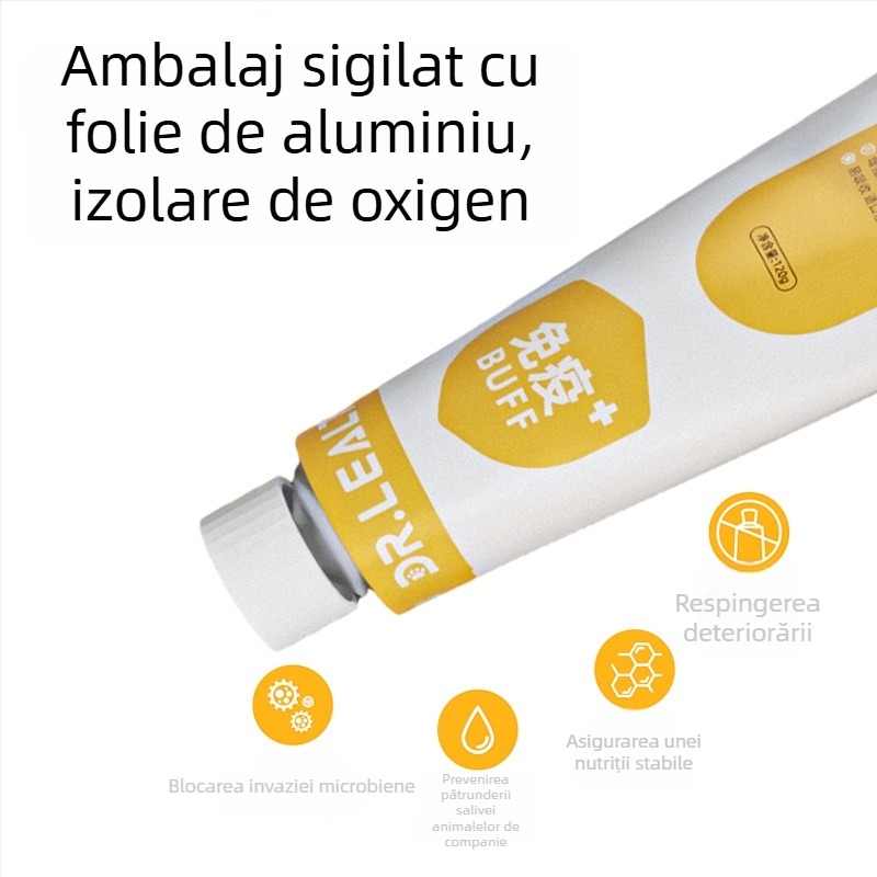 Pastă nutritivă pentru câini cu oligoelemente — supliment pentru Toy Poodle și Golden Retriever