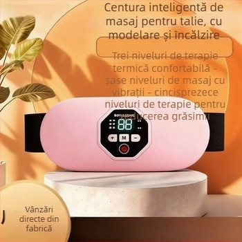 Bandă de talie cu încălzire și vibrații pentru ameliorarea durerilor menstruale