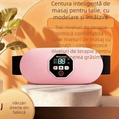 Bandă de talie cu încălzire și vibrații pentru ameliorarea durerilor menstruale
