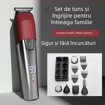 Mașină de tuns electrică 6 în 1 pentru bărbați – unelte de îngrijire personală