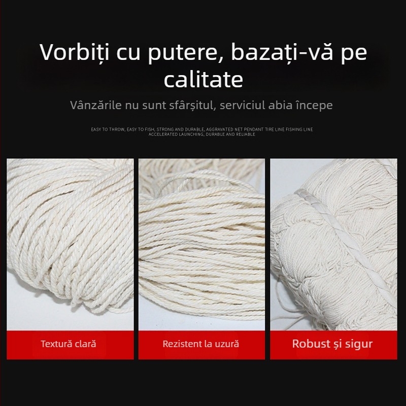 Fir de bumbac pentru construcții și linie din nailon
