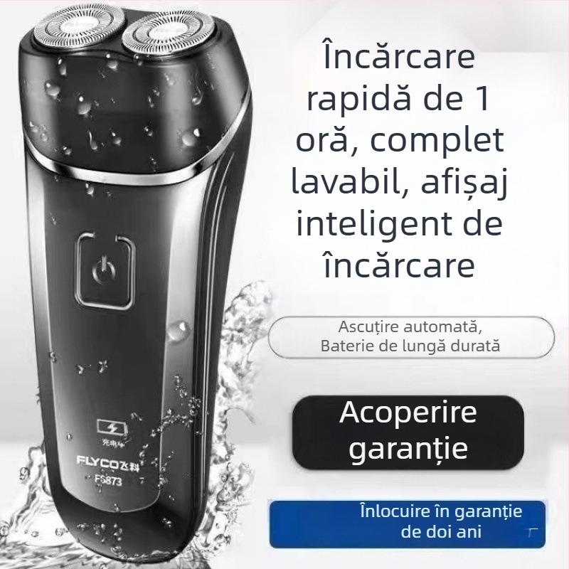 Aparat de ras cu două capete, lavabil pentru întregul corp, reîncărcabil, cu autonomie lungă a bateriei și afișaj inteligent de încărcare