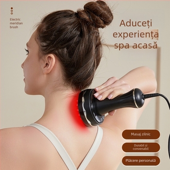 Perie electrică a meridianelor cu cinci elemente pentru uz casnic – masaj pentru întregul corp
