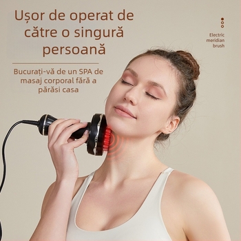 Perie electrică a meridianelor cu cinci elemente pentru uz casnic – masaj pentru întregul corp