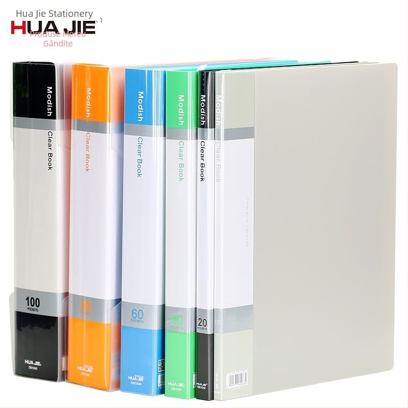 Dosar A4 din plastic colorat pentru documente și lucrări de examen