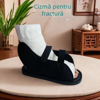 Pantofi de recuperare după fracturi, cu protecție a degetelor și sprijin pentru ghips