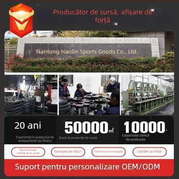 Kettlebell placat cu plastic lucios, din fontă, finisaj colorat pentru antrenament acasă