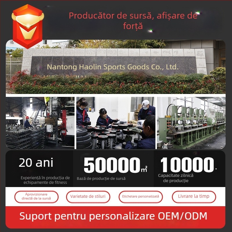 Kettlebell placat cu plastic lucios, din fontă, finisaj colorat pentru antrenament acasă