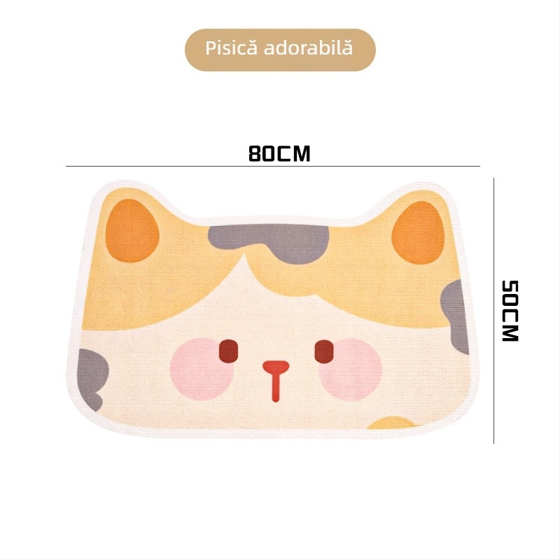 SXP Decor personalizat pentru animale, stil european, desen animat — placă de zgâriat pentru pisici, autocolant de perete