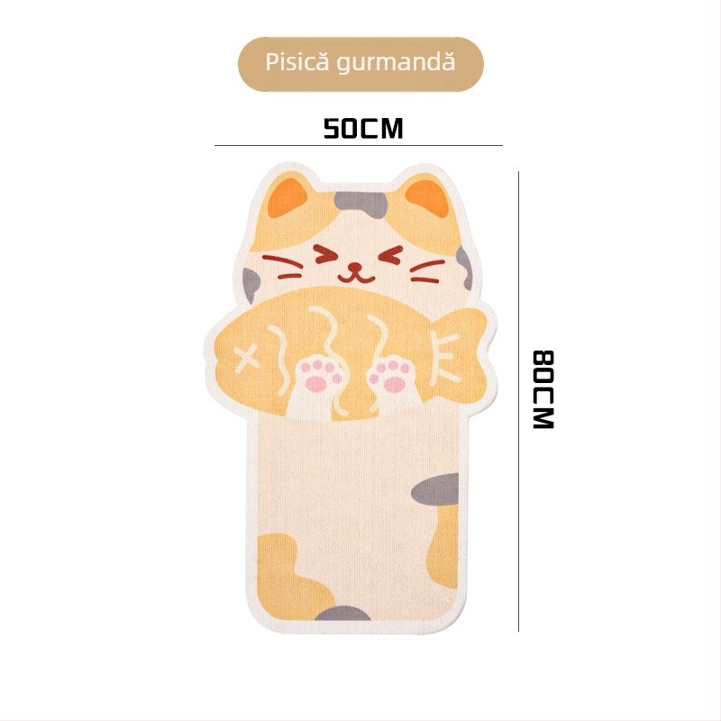 SXP Decor personalizat pentru animale, stil european, desen animat — placă de zgâriat pentru pisici, autocolant de perete
