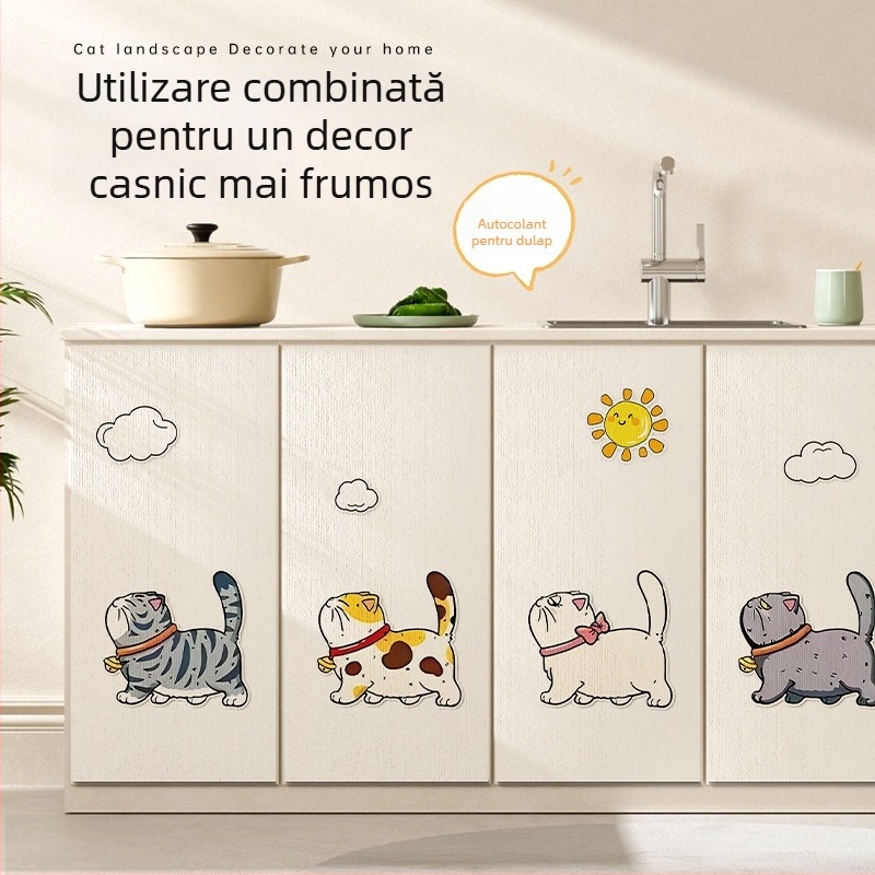 Placă verticală de zgâriere pentru pisici, montată pe perete, rezistentă la uzură, autocolant protector de perete, autocolant autoadeziv pentru cățărare, ascuțire gheare