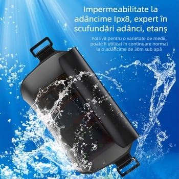 Borsetă de talie impermeabilă TPU pentru telefon – capacitate mare, potrivită pentru înot, scufundări și activități acvatice