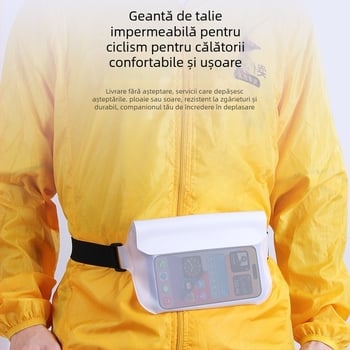 Borsetă de talie impermeabilă TPU pentru telefon – capacitate mare, potrivită pentru înot, scufundări și activități acvatice
