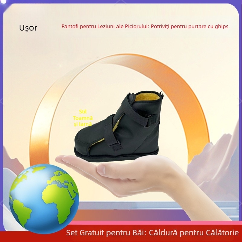 Pantof de recuperare postoperatorie pentru leziuni ale piciorului și fracturi