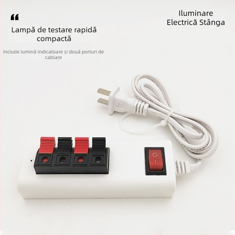 Clip de testare LED pentru iluminat – instrument de testare pentru becuri și corpuri LED