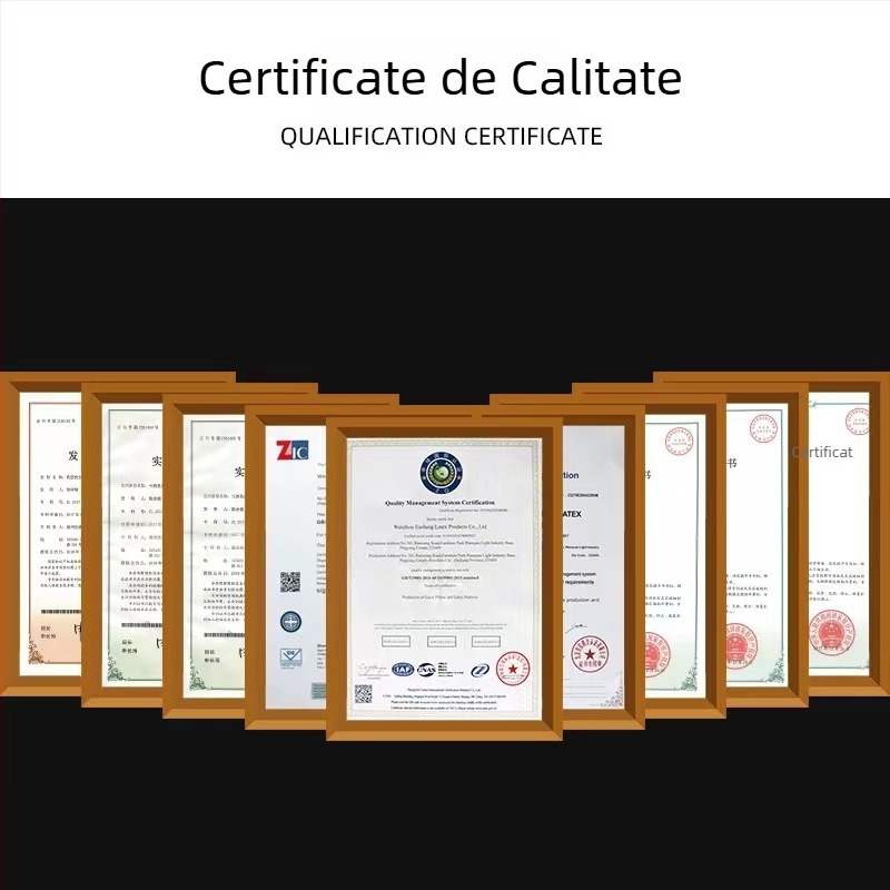 Perna din latex natural pentru adulți, formă dinte de lup, susținere cervicală, înălțime 10-15 cm, greutate 0.5-1 kg, conținut latex 90%+